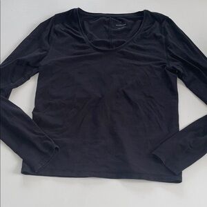 Everlane long sleeved black shirt medium